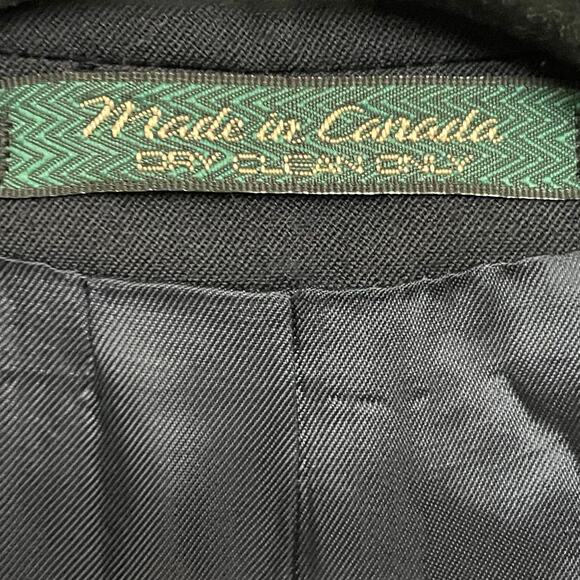 Ralph Ralph Lauren 42R black blazer single breast 100% wool professional classic - Picture 8 of 10